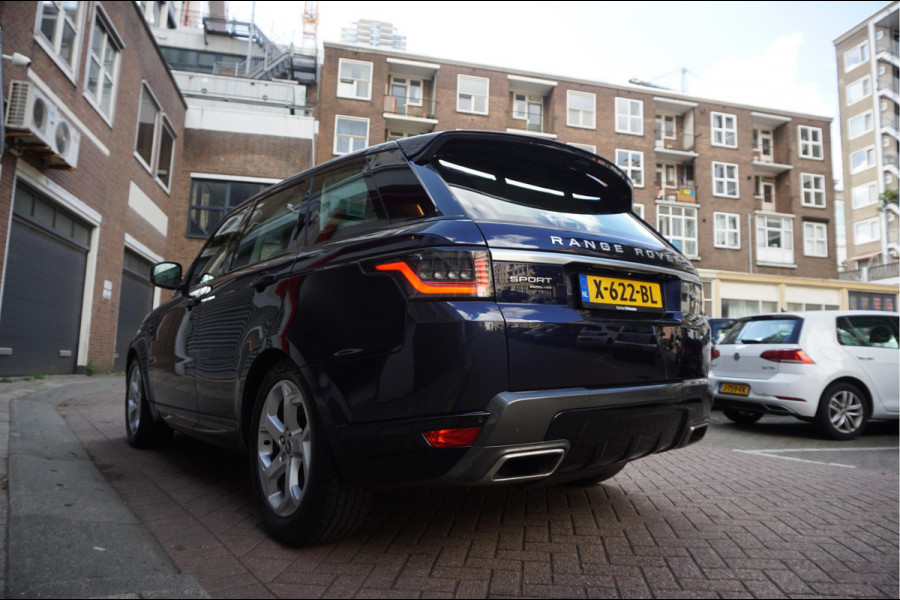 Land Rover Range Rover Sport 2.0 P400e HSE Black Optic | Ivoorwit Leder | Panoramadak | Meridian sound | Luchtvering | Apple Carplay | Virtual Cockpit 3x LED schermen |