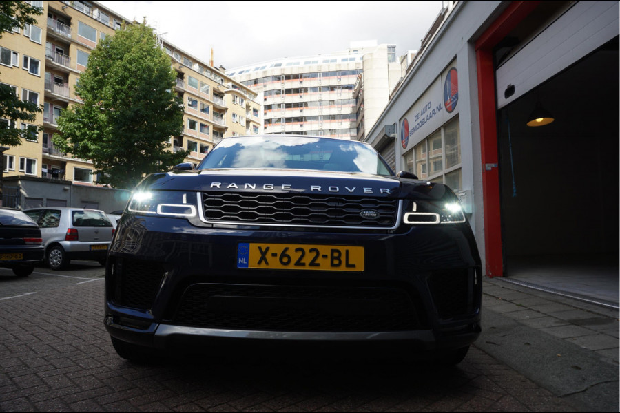 Land Rover Range Rover Sport 2.0 P400e HSE Black Optic | Ivoorwit Leder | Panoramadak | Meridian sound | Luchtvering | Apple Carplay | Virtual Cockpit 3x LED schermen |