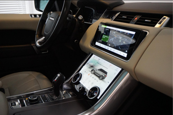 Land Rover Range Rover Sport 2.0 P400e HSE Black Optic | Ivoorwit Leder | Panoramadak | Meridian sound | Luchtvering | Apple Carplay | Virtual Cockpit 3x LED schermen |