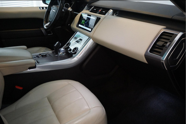 Land Rover Range Rover Sport 2.0 P400e HSE Black Optic | Ivoorwit Leder | Panoramadak | Meridian sound | Luchtvering | Apple Carplay | Virtual Cockpit 3x LED schermen |