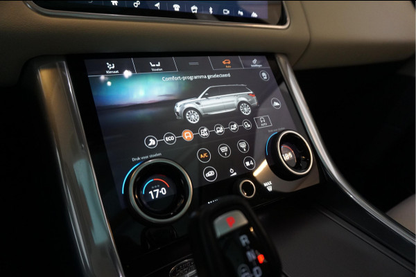 Land Rover Range Rover Sport 2.0 P400e HSE Black Optic | Ivoorwit Leder | Panoramadak | Meridian sound | Luchtvering | Apple Carplay | Virtual Cockpit 3x LED schermen |