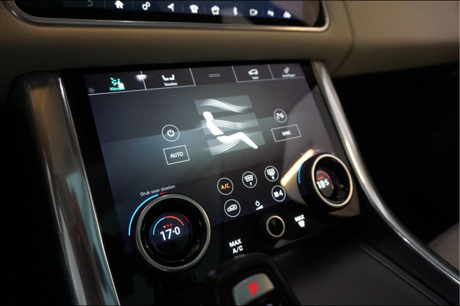 Land Rover Range Rover Sport 2.0 P400e HSE Black Optic | Ivoorwit Leder | Panoramadak | Meridian sound | Luchtvering | Apple Carplay | Virtual Cockpit 3x LED schermen |