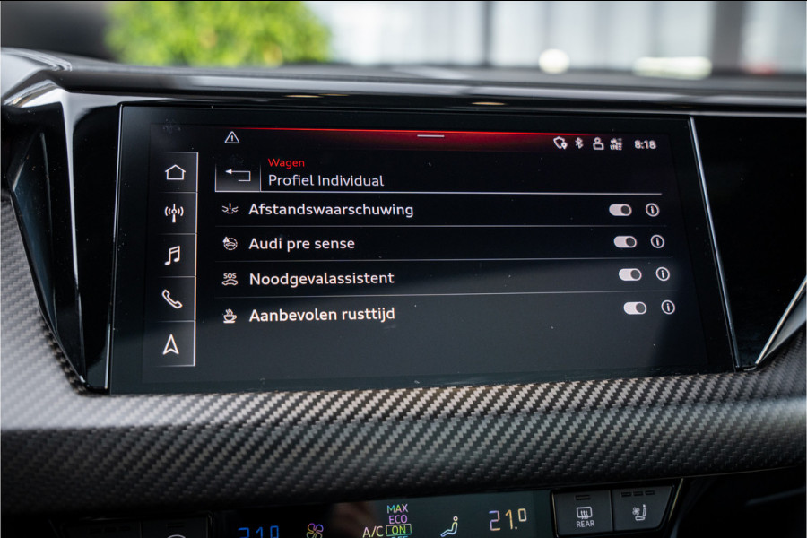 Audi e-tron GT RS 93 kWh - Panorama | B&O | Carbon | Massage | Stoelkoeling | Luchtvering