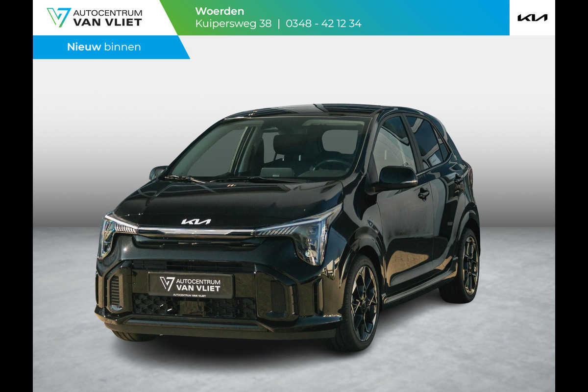 Kia Picanto 1.0 DPI GT-Line | Op voorraad l | MY25 | Stoel&Stuur Verwarming | Schuif/kanteldak | Clima | Cruise | Apple Carplay Kia Picanto 1.0 DPI GT-Line | Op voorraad l | MY25 | Stoel&Stuur Verwarming | Schuif/kanteldak | Clima | Cruise | Apple Carplay
