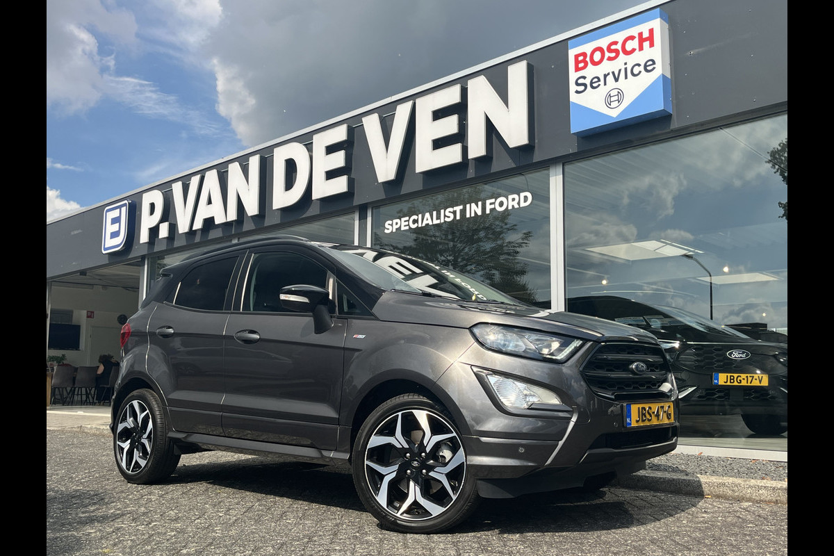 Ford EcoSport 1.0 EcoBoost ST-Line 125pk/92kW Automaat | Afneembare trekhaak | Full Options | Design Pack | Parking Pack | Winter Pack | 19 inch | etc. etc.