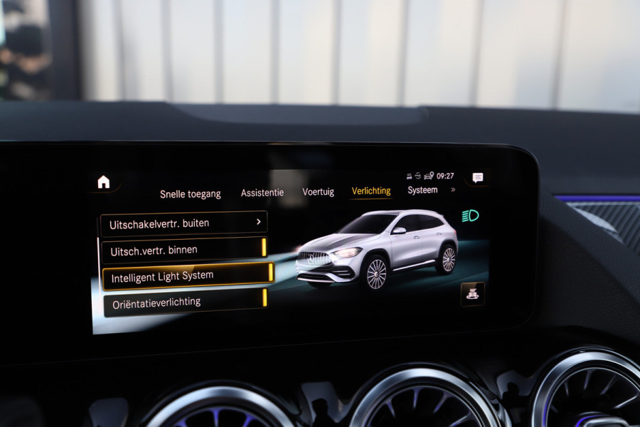 Mercedes-Benz GLA AMG 35 4MATIC Aut8 | 306PK | Pano | Adaptief-onderstel | Sfeerverlichting | Memory | Multibeam | Carbon | Standkachel | Stoelver