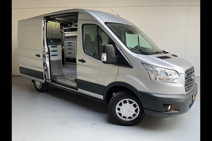 Ford Transit Achterwiel aandrijving Volledig ingerichte Servicewagen 350 2.0 TDCI 130pk euro6 L2H2 Trend 3Persoons RIJKLAARPRIJS!