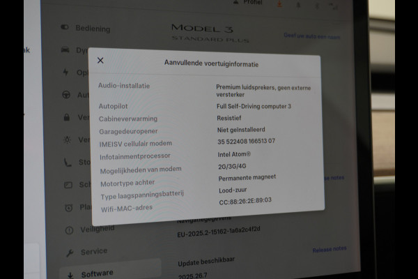 Tesla Model 3 RWD SR+ 60kWh 325PK Lmv 19" AutoPilot Leder PanoDak Adaptive-Cruise Lmv Camera's Elektr.-Stuur+Stoelen+Spiegels+Geheugen+Easy-En Navi LED Comfortstoelen ACC DAB Voorverwarmen interieur via App Keyless via Telefoonsleutel One-Pedal-Drive Origineel Nederlandse auto tot 11kw laden thuis! 1.584kg licht!