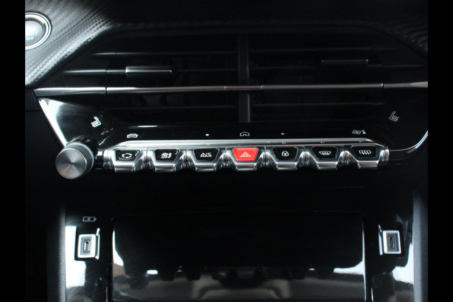 Peugeot 208 Hybrid 100 Automaat Allure Navigatie Apple Carplay/ Android Auto Camera Parkeersensoren Adaptive Cruise Control Stoelverwarming Ledverlichting Climate control