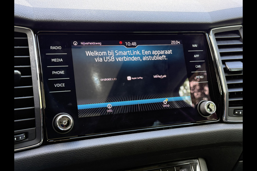 Škoda Kodiaq BWJ 2020 | 1.5TSI 150PK Bus Ed | PANO | SPORTSTOELEN | LEDER/STOF | CLIMA | CARPLAY | CAMERA A | NAVI