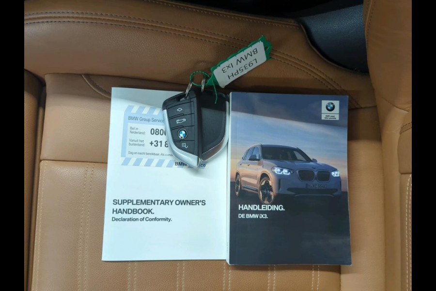 BMW iX3 High Executive 80 kWh | Panoramadak | Keyless | Stoelverwarming | Harman Kardon | Memory Seat | Head-Up Display | 360 Camera | Adaptief Onderstel | Trekhaak | Adaptive LED | Elektrische Stoelen | Apple Carplay | N