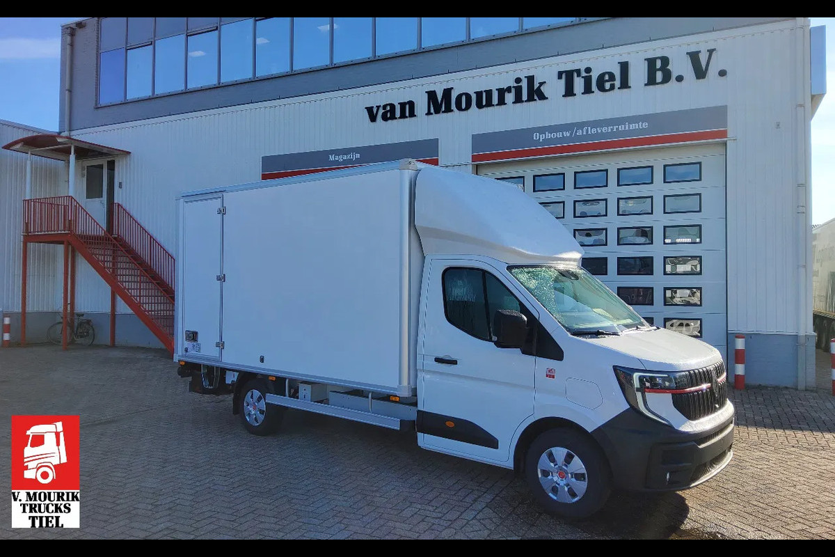 Renault Master E-TECH 87 KW FWD EL - LAADBAK + 750 KG. LAADKLEP - WIELBASIS 4.22 METER Renault Master E-TECH 87 KW FWD EL - LAADBAK + 750 KG. LAADKLEP - WIELBASIS 4.22 METER
