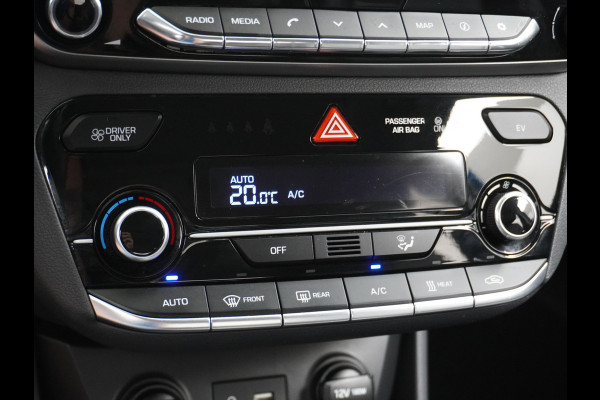 Hyundai IONIQ Premium EV Leer+elektr.Verst.+Verwarmd Schuif/Kan-dak Adapive-Cruise Apple Carplay Android Auto Navi Ecc Camera Pdc Bank+stoel+S Memory Keyless DAB Stoel Elek.Verstelbaar Led Bluetooth Regensensor Rijstrooksensor Origineel Nederlandse Auto Zeer Compleet!