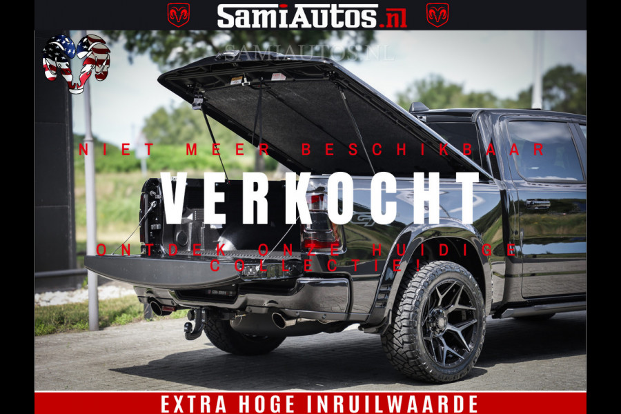 Dodge Ram 1500 GT EDITION | 5.7 V8 HEMI | VIRTUAL COCKPIT | HEAD-UP | ADAPTIVE CRUISE | 360 CAMERA | TRX PACK | Comfortabele Dubbele Cabine met Royale 5 Zitplaatsen | BPM vrij BPM vrij | Nu Leverbaar uit Voorraad | Voorraad Nr 2434