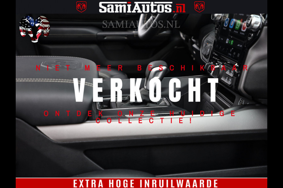 Dodge Ram 1500 GT EDITION | 5.7 V8 HEMI | VIRTUAL COCKPIT | HEAD-UP | ADAPTIVE CRUISE | 360 CAMERA | TRX PACK | Comfortabele Dubbele Cabine met Royale 5 Zitplaatsen | BPM vrij BPM vrij | Nu Leverbaar uit Voorraad | Voorraad Nr 2434