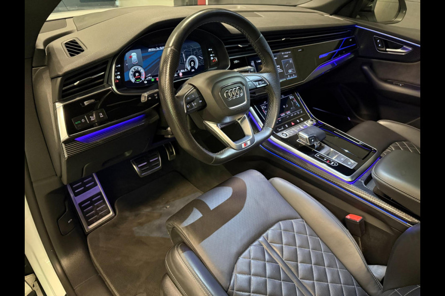 Audi Q8 55 TFSI e SQ8 PACK 23'' BLACK-LINE RS-LEDER/PANO/N-ZICHT/H-UP/B&O/AIRCO-STOEL/SFEERVERLICHTING///
