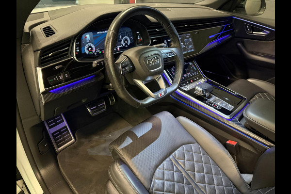 Audi Q8 55 TFSI e SQ8 PACK 23'' BLACK-LINE RS-LEDER/PANO/N-ZICHT/H-UP/B&O/AIRCO-STOEL/SFEERVERLICHTING///