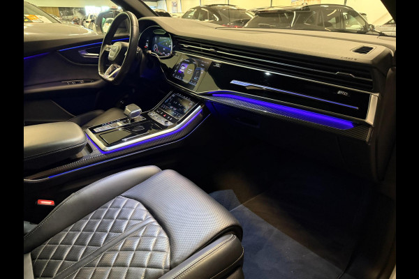 Audi Q8 55 TFSI e SQ8 PACK 23'' BLACK-LINE RS-LEDER/PANO/N-ZICHT/H-UP/B&O/AIRCO-STOEL/SFEERVERLICHTING///