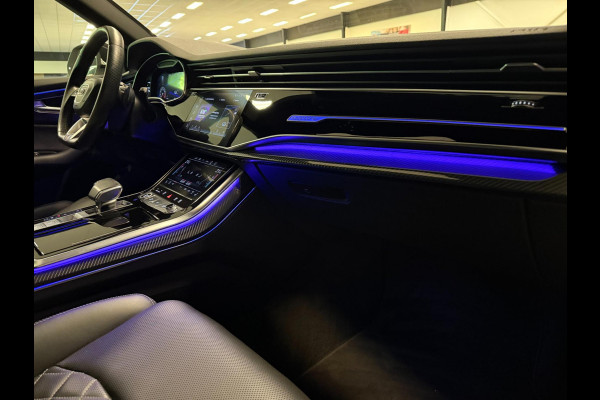 Audi Q8 55 TFSI e SQ8 PACK 23'' BLACK-LINE RS-LEDER/PANO/N-ZICHT/H-UP/B&O/AIRCO-STOEL/SFEERVERLICHTING///