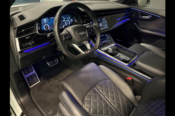 Audi Q8 55 TFSI e SQ8 PACK 23'' BLACK-LINE RS-LEDER/PANO/N-ZICHT/H-UP/B&O/AIRCO-STOEL/SFEERVERLICHTING///