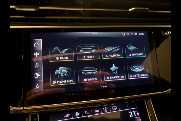 Audi Q8 55 TFSI e SQ8 PACK 23'' BLACK-LINE RS-LEDER/PANO/N-ZICHT/H-UP/B&O/AIRCO-STOEL/SFEERVERLICHTING///