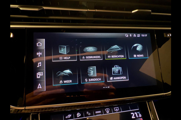 Audi Q8 55 TFSI e SQ8 PACK 23'' BLACK-LINE RS-LEDER/PANO/N-ZICHT/H-UP/B&O/AIRCO-STOEL/SFEERVERLICHTING///