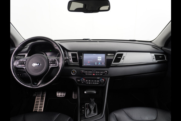 Kia Niro AUT-6 PHEV Plug In Hybride! Leer+Elektr.+Verwarmd+Gekoeld/Geventileerd! Schuifdak Navi Apple Android Carplay AutoPilot Stuurbekr Chroompack Priv.Glass Stuurverwarmd Licht+Regensensor €37.000 nieuw!