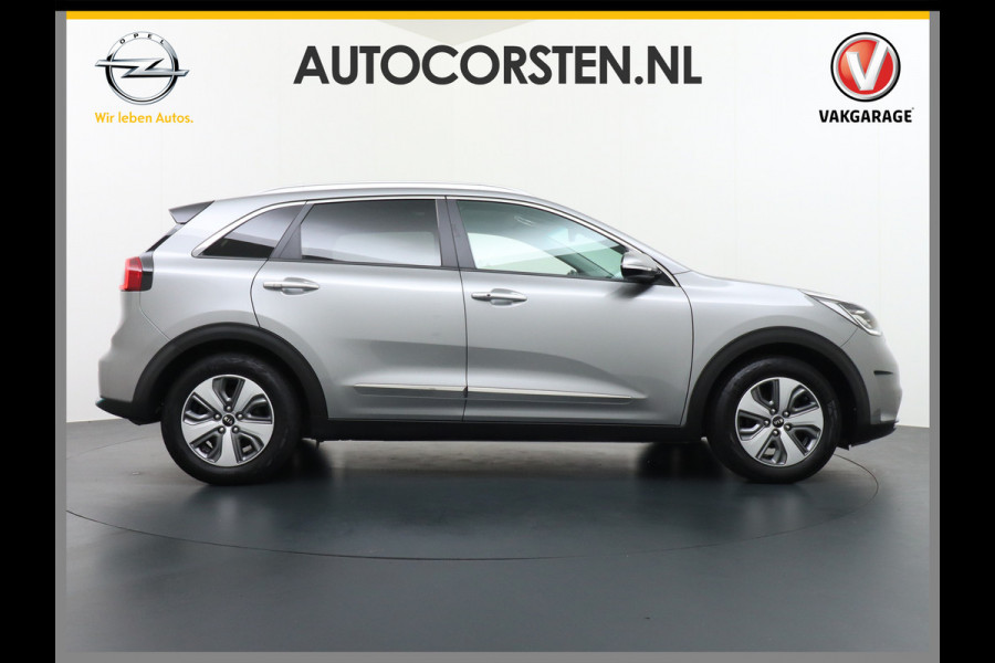 Kia Niro AUT-6 PHEV Plug In Hybride! Leer+Elektr.+Verwarmd+Gekoeld/Geventileerd! Schuifdak Navi Apple Android Carplay AutoPilot Stuurbekr Chroompack Priv.Glass Stuurverwarmd Licht+Regensensor €37.000 nieuw!