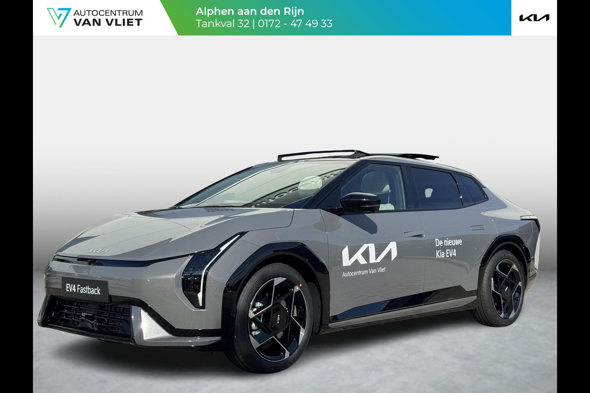 Kia EV4 Fastback GT-PlusLine 81.4 kWh Leverbaar uit voorraad | rijden in 2025