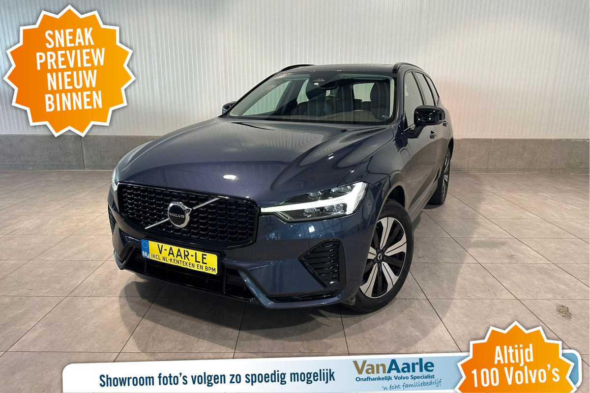 Volvo XC60 T6 Aut. Long Range Plus Dark Trekhaak Leder Parkeercamera 350pk