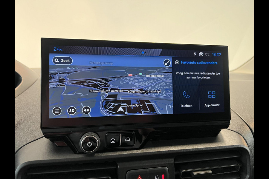 Peugeot Partner L1 100 Pk. | 2,9% rente | navi incl. Apple Carplay | camera | digitale binnenspiegel | dodehoek detectie | parkeersensoren | 3-zitter | rijklaarprijs