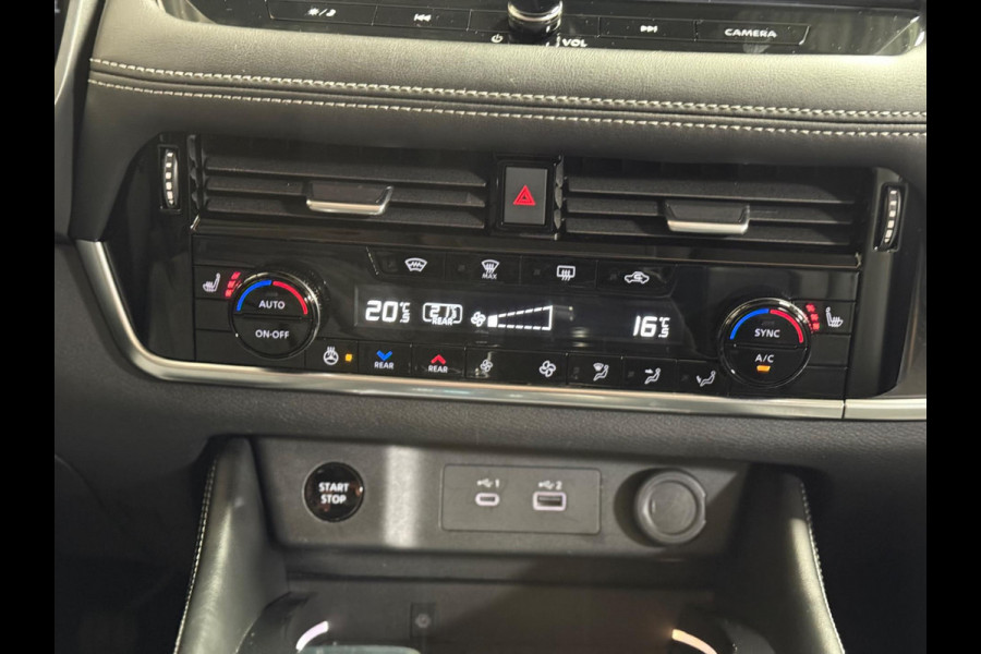 Nissan X-Trail 1.5 e-Power Tekna | Pano | 360 Camera | stoel-/stuurverwarming | Keyless | Leer | HUD