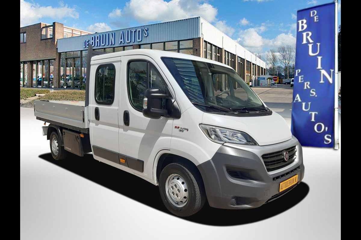 Peugeot Boxer / Fiat Ducato 131Pk L4 DC 7-pers. Dubbelcabine Airco Trekhaak 2500 Kg Laadbak 2.90 lang