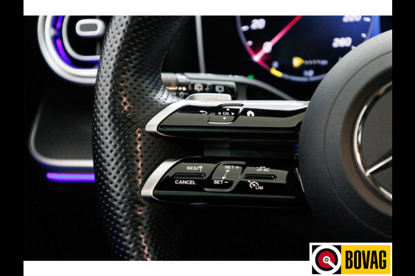 Mercedes-Benz C-Klasse Estate 300 e AMG Line Ltd. Night | Pano | Nappa leer | Stoelverw. V+A & Stuur | Matrix Led | Trekhaak | 360 Camera Rijassistent, Dodehoekw., Premium Audio, Sfeerverlichting