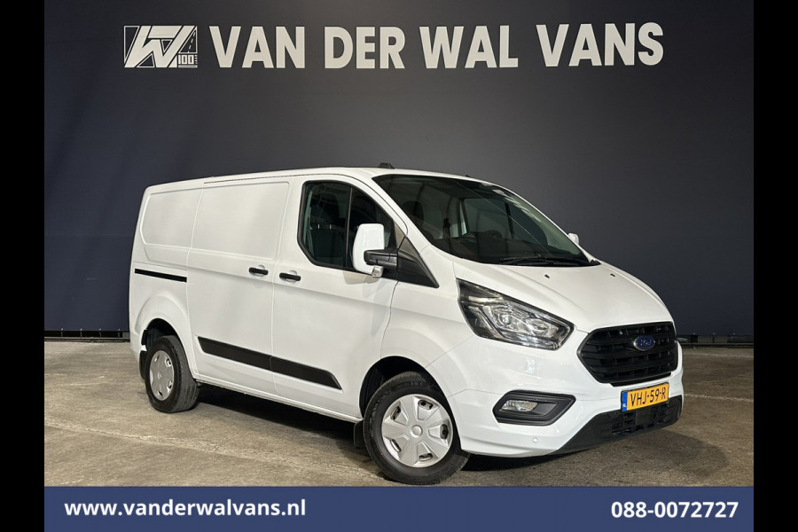 Ford Transit Custom 2.0 TDCI L1H1 Euro6 Airco | 2500KG Trekvermogen | Cruisecontrol | Parkeersensoren | Bijrijdersbank LED, achterklep