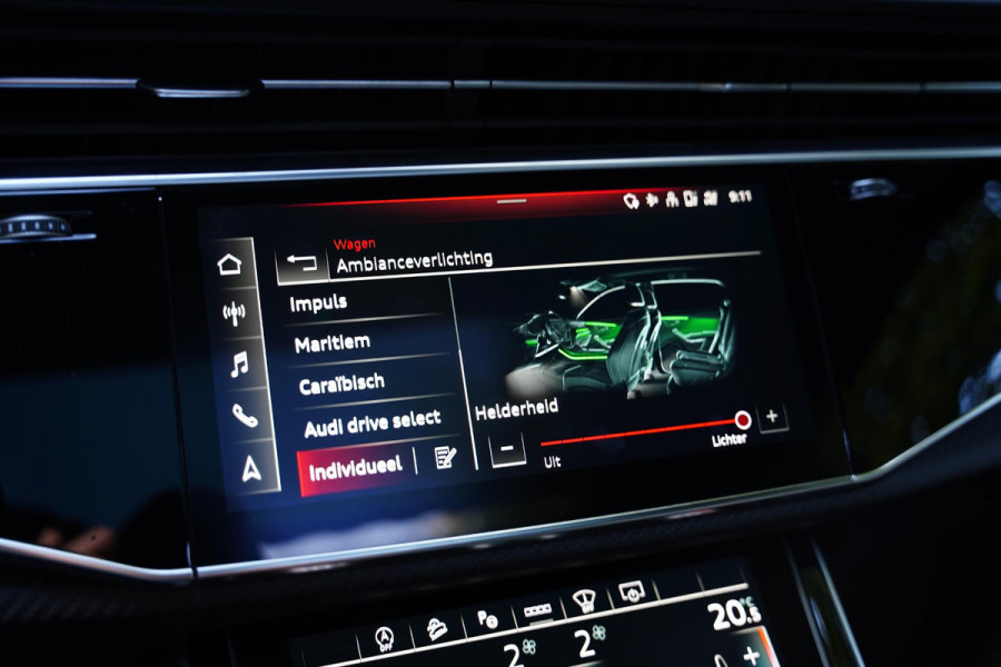Audi RS Q 8 4.0 TFSI Quattro Goodwood Green Head Up B&O