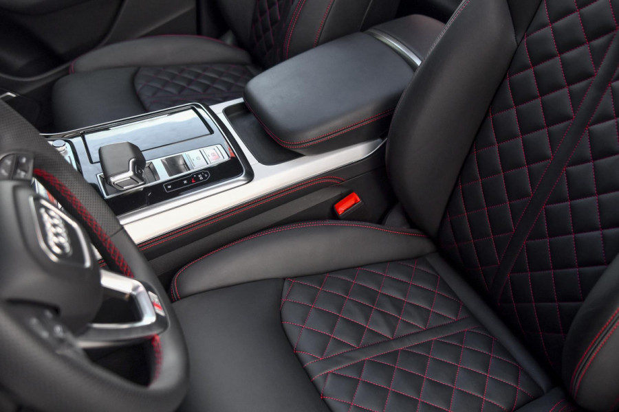 Audi Q8 60 TFSI e quattro Pro Line S Competition. RS Zetels, Leder Design, Pano, OLED, HUD, B&O, 360 3D, Trekh, ACC, Keyless, 23"!