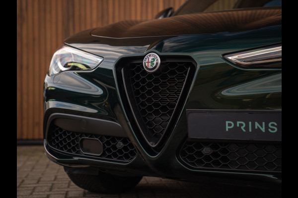Alfa Romeo Stelvio 2.0T 280pk AWD Veloce | Pano-dak | Verde Visconti | CarPlay | Adapt. cruise | Lederen dash.