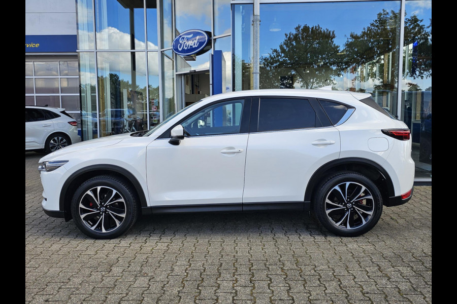 Mazda CX-5 2.5 SkyActiv-G 194 GT-M 2de eigenaar | Xenon | 19'' velgen | Head-up display | App-voorbereiding | Trekhaak | 2.000 kg trekgewicht | Elektrisch bedienbare achterklep etc.
