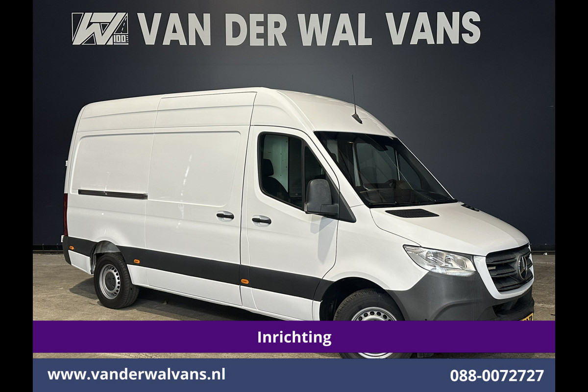 Mercedes-Benz Sprinter 316 CDI 164pk L2H2 Inrichting Euro6 Airco | Camera | Apple Carplay | Cruiscontrol 2800kg Trekhaak, Android Auto, Parkeersensoren