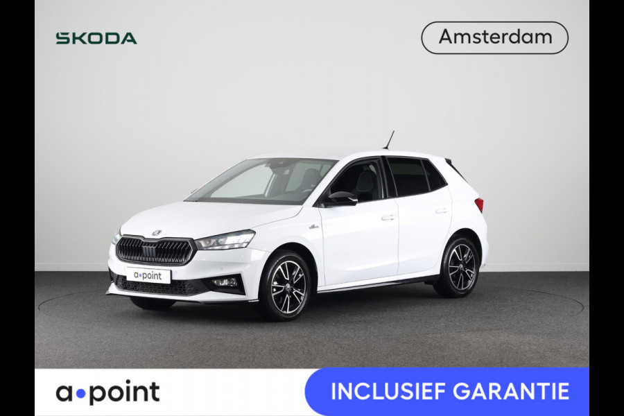 Škoda Fabia 1.0 TSI Monte Carlo 115 pk Automaat (DSG) | Verlengde garantie | Navigatie via App | Parkeersensoren | Achteruitrijcamera | Adaptieve cruise control | LED koplampen |