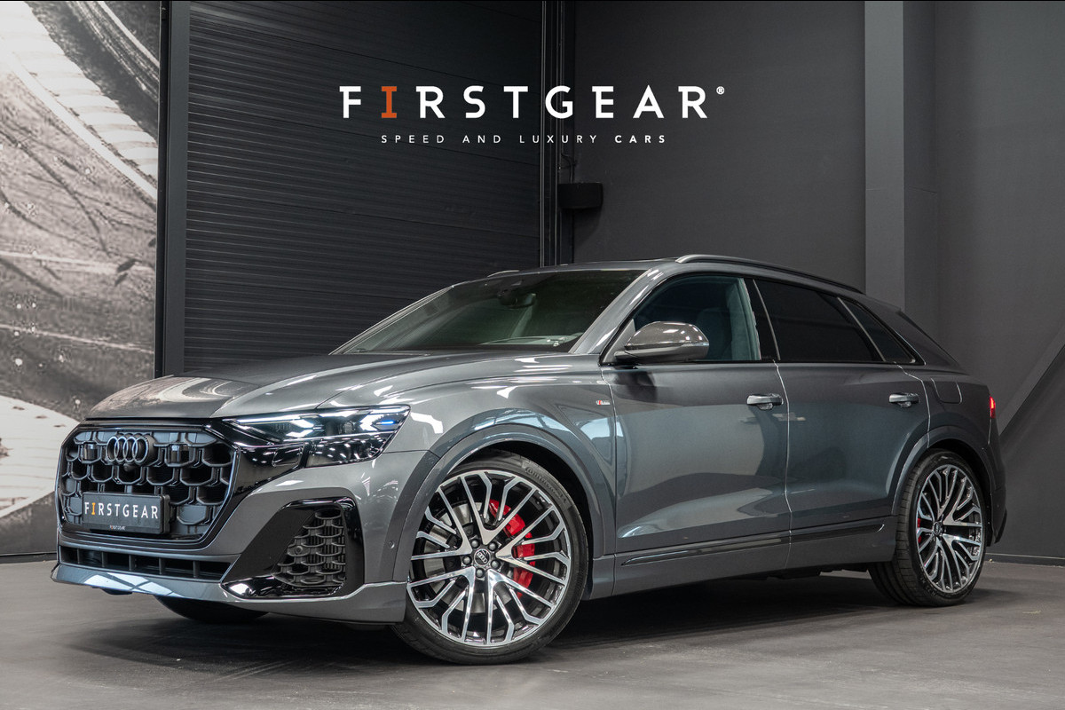 Audi Q8 60 TFSI e quattro Pro Line S Competition *Vierwielbesturing / Bang & Olufsen / Carbon-pakket / Stoelmassage & -ventilatie / Panorama / Soft-Close* Audi Q8 60 TFSI e quattro Pro Line S Competition *Vierwielbesturing / Bang & Olufsen / Carbon-pakket / Stoelmassage & -ventilatie / Panorama / Soft-Close*