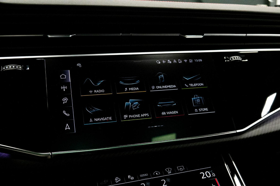 Audi Q8 60 TFSI e quattro Pro Line S Competition *Vierwielbesturing / Bang & Olufsen / Carbon-pakket / Stoelmassage & -ventilatie / Panorama / Soft-Close*