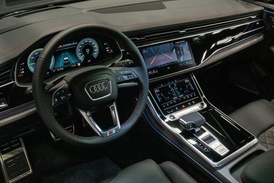 Audi Q8 60 TFSI e quattro Pro Line S Competition *Vierwielbesturing / Bang & Olufsen / Carbon-pakket / Stoelmassage & -ventilatie / Panorama / Soft-Close*