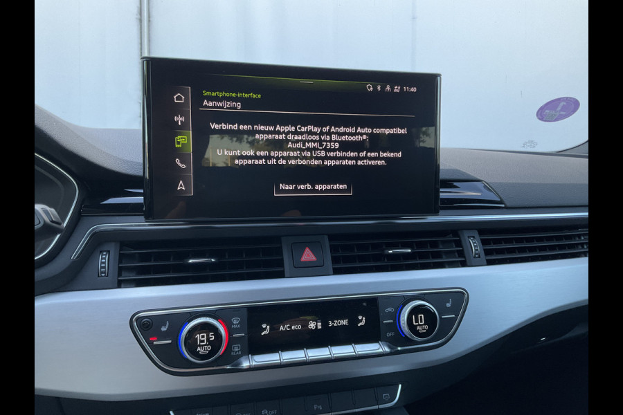 Audi A4 Avant 35 TFSI S edition Virtual Carplay Stoelverw Keyless Trekhaak Led Elek.Klep S-Line NL-Auto!
