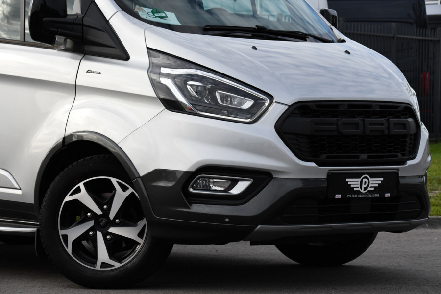 Ford Transit Custom 2.0 TDCI L1H1 Active DC Full Options! Adaptieve Cruise, Camera, Xenon, Carplay, Leder, Automaat, 170pk, Multimedia, Uniek!