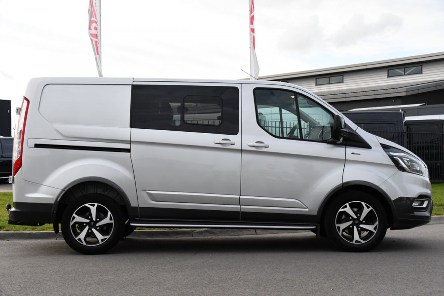 Ford Transit Custom 2.0 TDCI L1H1 Active DC Full Options! Adaptieve Cruise, Camera, Xenon, Carplay, Leder, Automaat, 170pk, Multimedia, Uniek!