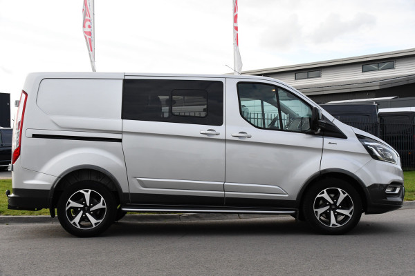 Ford Transit Custom 2.0 TDCI L1H1 Active DC Full Options! Adaptieve Cruise, Camera, Xenon, Carplay, Leder, Automaat, 170pk, Multimedia, Uniek!