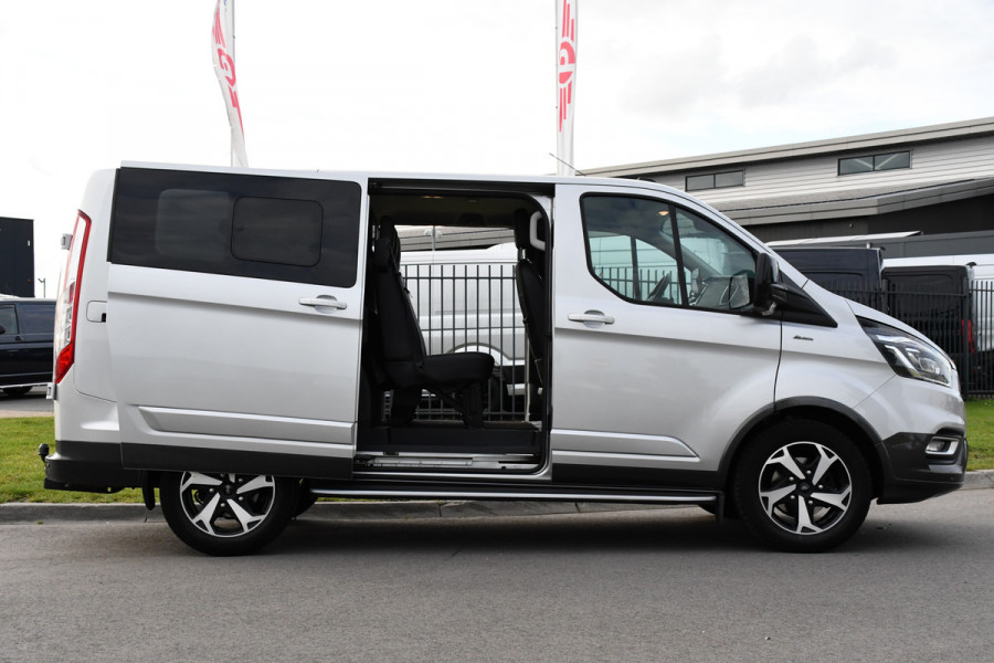 Ford Transit Custom 2.0 TDCI L1H1 Active DC Full Options! Adaptieve Cruise, Camera, Xenon, Carplay, Leder, Automaat, 170pk, Multimedia, Uniek!