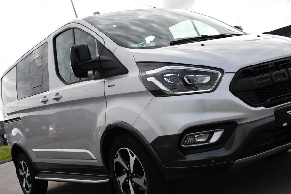 Ford Transit Custom 2.0 TDCI L1H1 Active DC Full Options! Adaptieve Cruise, Camera, Xenon, Carplay, Leder, Automaat, 170pk, Multimedia, Uniek!